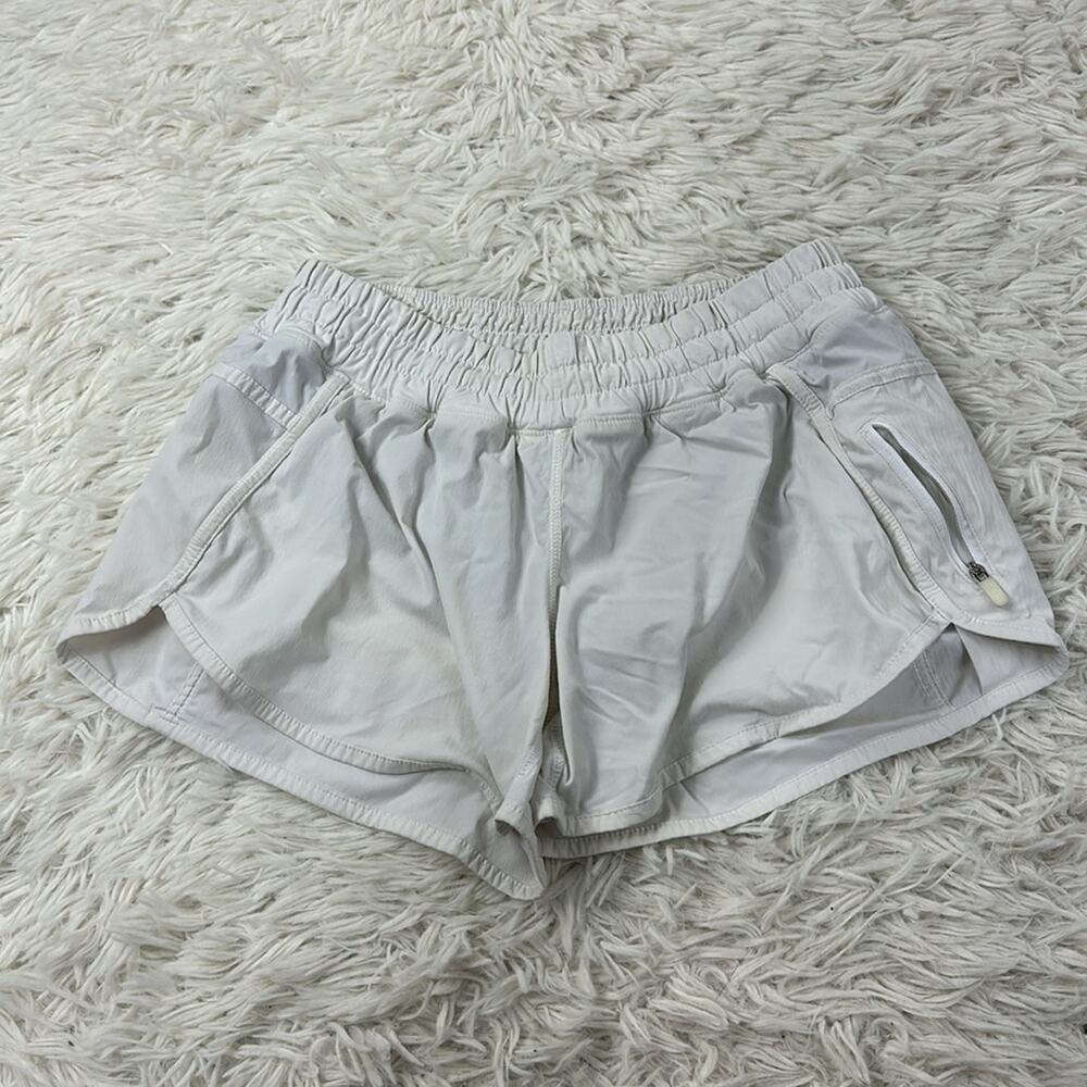 Lululemon Tracker Short IV 4" White